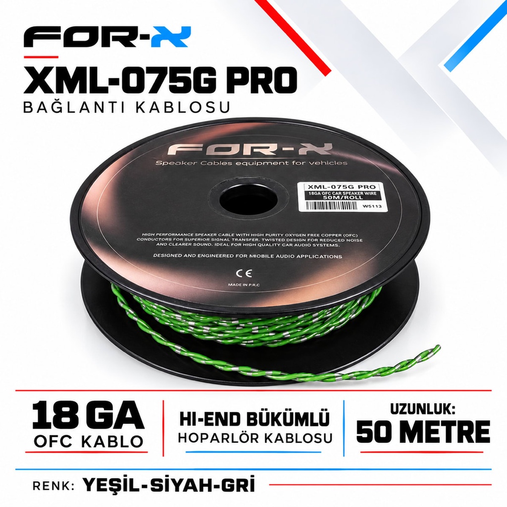 [FORX-CAT-438] FOR-X XML-075G PRO Bağlantı Kablosu