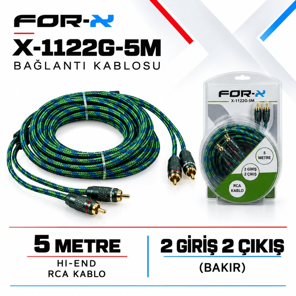 [FORX-CAT-465] FOR-X X-1122G-5M Bağlantı Kablosu
