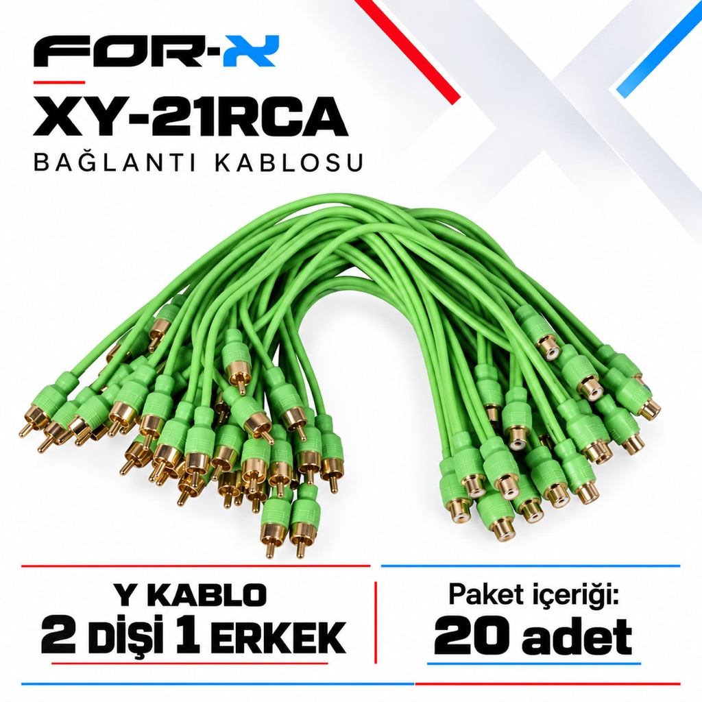 [FORX-CAT-471] FOR-X XY-21RCA Bağlantı Kablosu