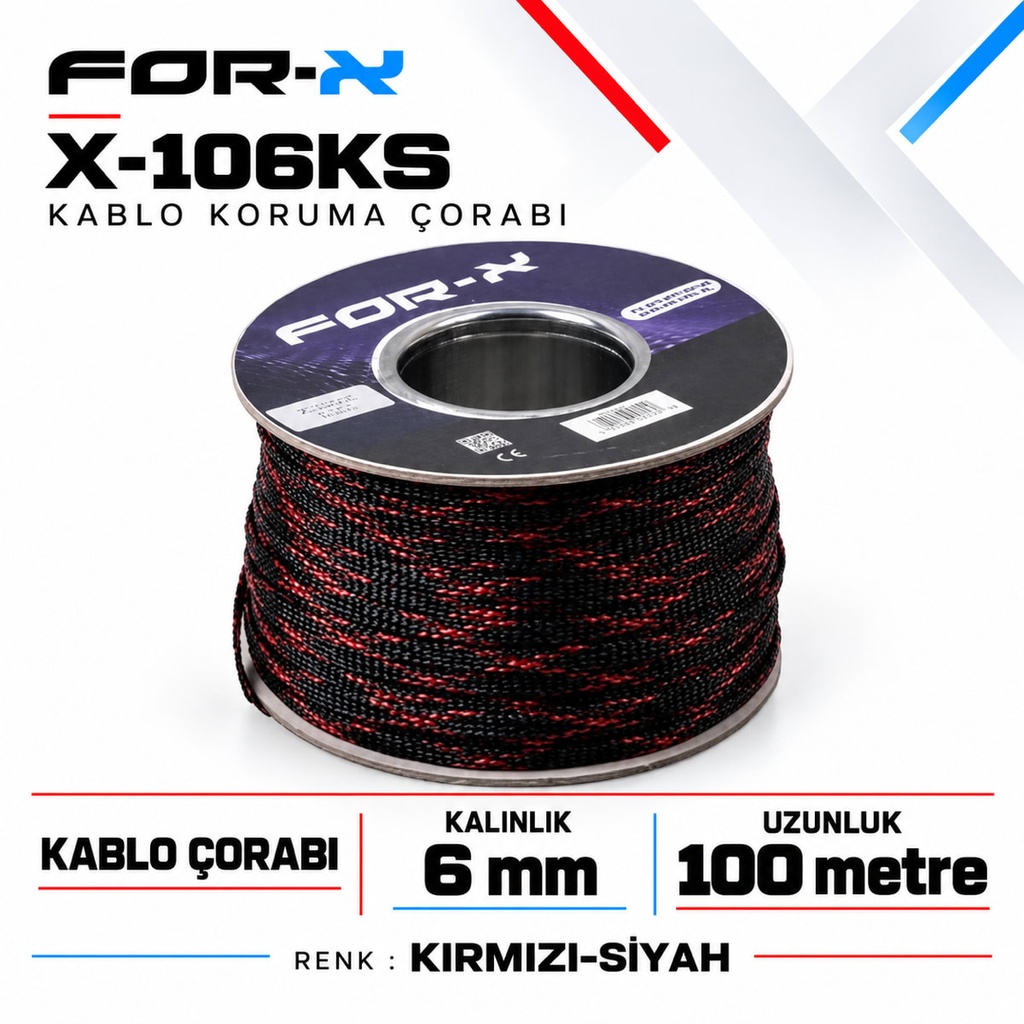 [FORX-CAT-476] FOR-X X-106KS Kablo Koruma Çorabı
