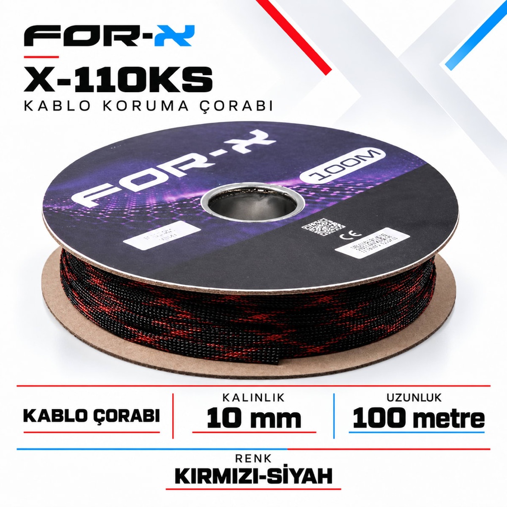 [FORX-CAT-479] FOR-X X-110KS Kablo Koruma Çorabı