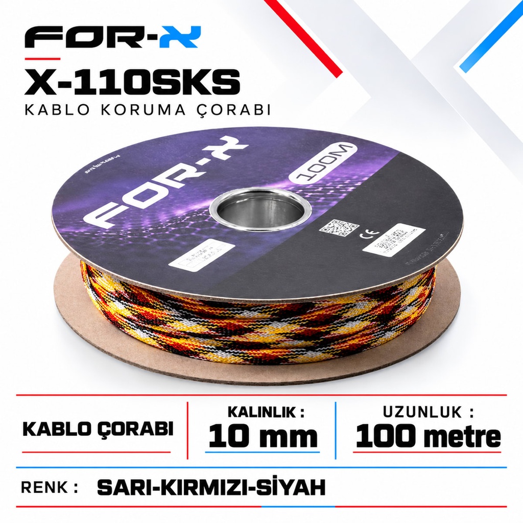 [FORX-CAT-480] FOR-X X-110SKS Kablo Koruma Çorabı