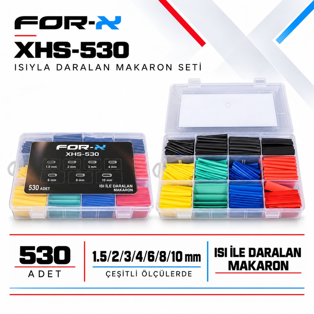 [FORX-CAT-501] FOR-X XHS-530 Isıyla Daralan Makaron Seti