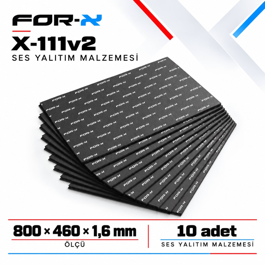 [FORX-CAT-509] FOR-X X-111v2 Ses Yalıtım Malzemesi