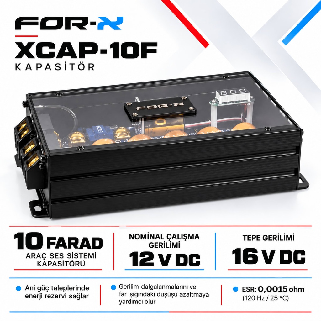 [FORX-CAT-510] FOR-X XCAP-10F Kapasitör