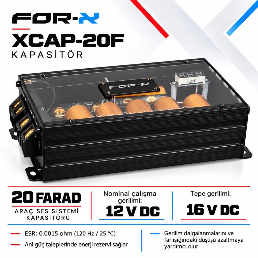 [FORX-CAT-511] FOR-X XCAP-20F Kapasitör