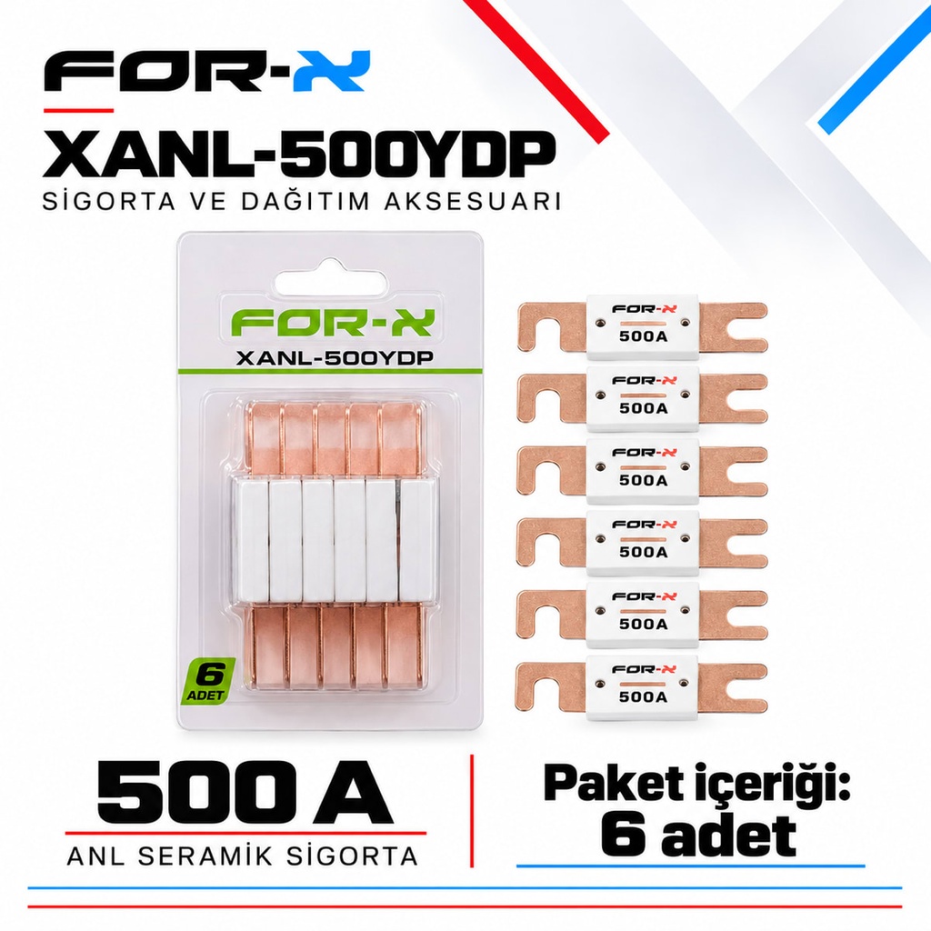 [FORX-CAT-517] FOR-X XANL-500YDP Sigorta ve Dağıtım Aksesuarı