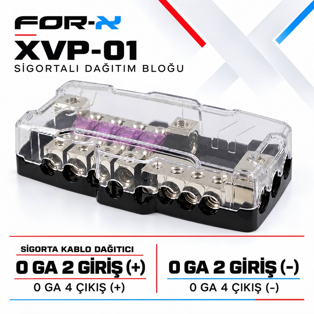 [FORX-CAT-518] FOR-X XVP-01 Sigortalı Dağıtım Bloğu