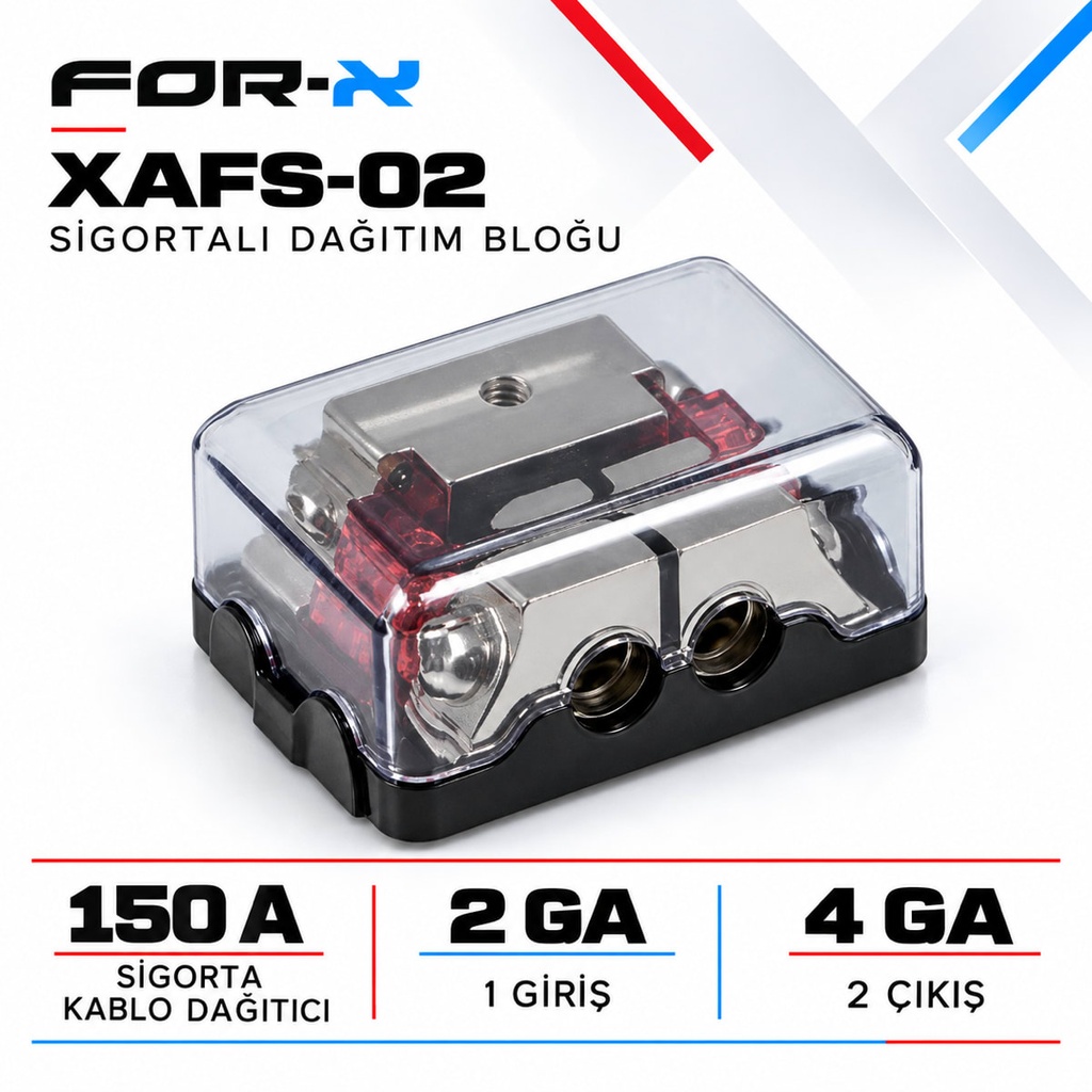 [FORX-CAT-521] FOR-X XAFS-02 Sigortalı Dağıtım Bloğu