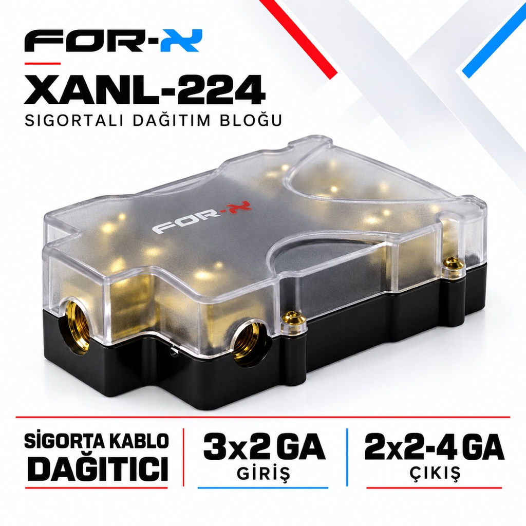 [FORX-CAT-524] FOR-X XANL-224 Sigortalı Dağıtım Bloğu