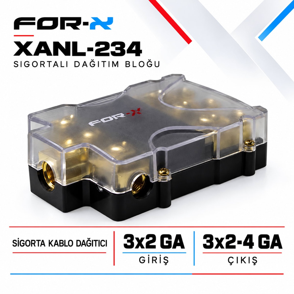 [FORX-CAT-525] FOR-X XANL-234 Sigortalı Dağıtım Bloğu