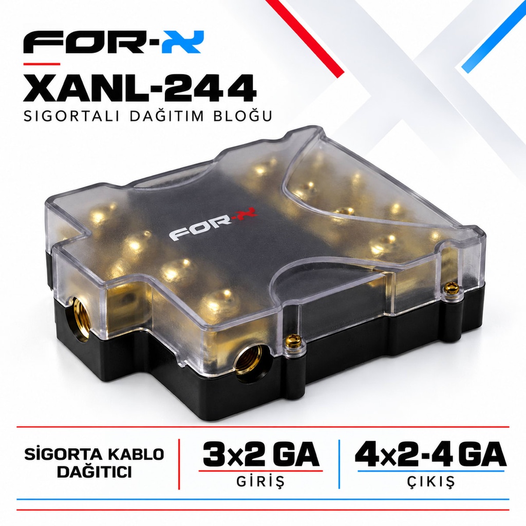 [FORX-CAT-526] FOR-X XANL-244 Sigortalı Dağıtım Bloğu