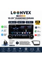 Premium 10.25 İnç Diamond 2K Multimedya Ekran 8 Çekirdek 6GB RAM 64GB Hafıza + Geri Görüş Kamerası
