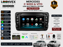 Premium Mercedes C W203 / Vito OEM 7 İnç Multimedya Ekran | 8 Çekirdek | 6GB RAM | 64GB