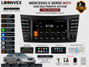 OONVEX Premium Mercedes-Benz E Serisi W211 OEM 7 İnç Multimedya Ekran | Android | Bluetooth | Geri Görüş Kameralı