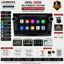 LOONVEX Premium Opel OEM Piano Black 7 İnç Multimedya Ekran | Astra H | Corsa D | Zafira B | Vectra C | Antara | Meriva A | Vivaro