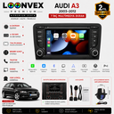 LOONVEX Premium Audi A3 2003-2012 7 İnç 8 Çekirdek 6GB RAM 64GB Multimedya Ekran