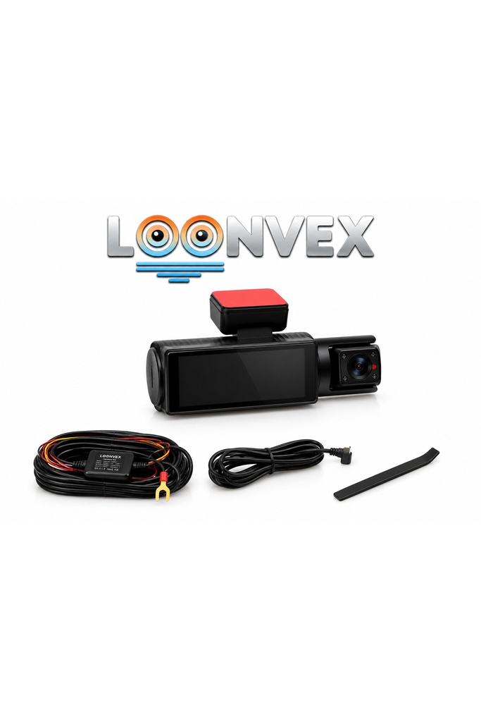 [LNV-DVR-0001] Premium 3 Bölge 4K+1K+1K Araç Kayıt Kamerası – 7/24 Park Modu Destekli